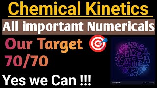 Chemical kinetics ।। Important Numericals One Shot video।।2 2nd YEAR SCIENCE ।। [upl. by Hisbe]