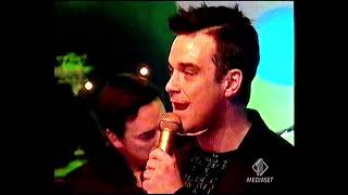 Robbie Williams  Advertising Space Top Of The Pops 2005 [upl. by Arikehs]