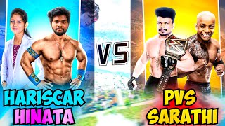 💥Hariscar x Hinata vs PVS x Sarathi 2 vs 2 FUNNY CLASH SQUAD TIP amp TRICKS IN TAMIL [upl. by Kiel502]