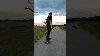 Skateboard Archery Bowboarding  Loaded Tesseract amp Végh Tatar bow archery shorts okçuluk [upl. by Shiverick]