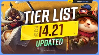 NEW UPDATED TIER LIST for PATCH 1421  League of Legends [upl. by Artinak494]