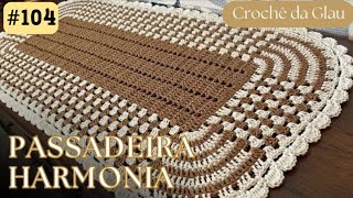 Passadeira de Crochê Para Iniciantes Passo a Passo DIYCroche [upl. by Riamu]