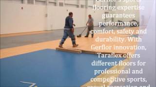 Taraflex Sports Flooring  An installation by SSE [upl. by Jacqueline558]