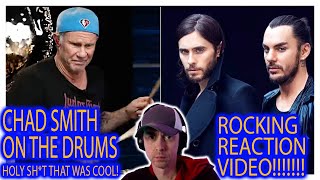 How is he so talented WOW Chad Smith Hears Thirty Seconds To Mars For The First Time REACTION [upl. by Acinorev37]