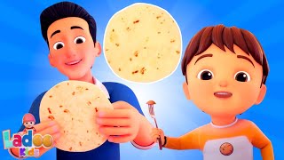 Mummy Ki Roti Gol Gol मम्मी की रोटी गोल गोल Body Parts  Hindi Rhymes and Education Videos [upl. by Deeanne]