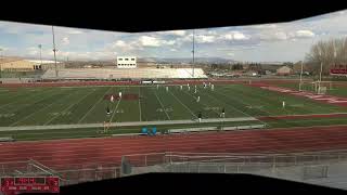 Uintah High School vs Mountain View High School Boys JV Soccer [upl. by Aelsel]