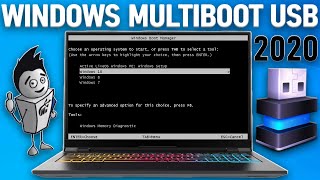 Create a Windows MultiBoot USB 2020 Easy Guide [upl. by Malissia]