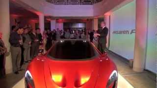 McLaren P1 unveiling by Ron Dennis in Miami [upl. by Thilda]