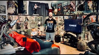 MASSIVE HORROR COLLECTION ROOM 4K TOUR 45 Statues 400 Figures [upl. by Arres]