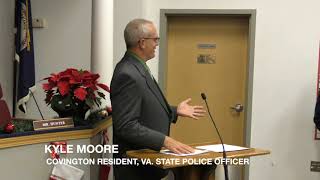 Covington Police Chief Candidates Address Meet amp Greet Session [upl. by Layol]