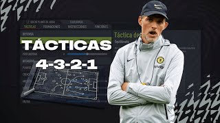 LA MEJOR FORMACIÓN OFENSIVA DE FIFA 22 TÁCTICAS E INSTRUCCIONES DE LA 4321 [upl. by Felicdad]