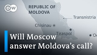 ProRussian separatists ask Moscow for protection in Moldova  DW News [upl. by Ferdie]