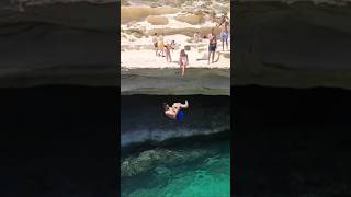 🔥WATCH Craziest Cliff Jump Ever Seen [upl. by Blood]