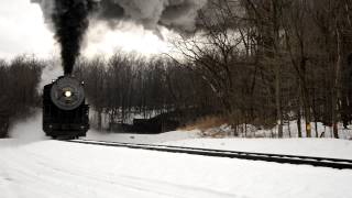 Western Maryland Senic Railroad  Engine 734 Winter Run [upl. by Latsyrhc]