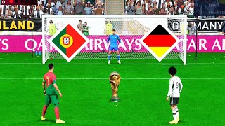 Ronaldo vs Ilkay Gundogan। PORTUGAL VS Germany FIFA WORLD CUP FINAL PLENTY SHOOTOUT KICK GOAL।FIFA23 [upl. by Goldsmith]