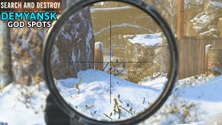 SnD GOD SPOTS ON quotDEMYANSKquot Vanguard Best Search and Destroy Plant Spots [upl. by Nigrom]