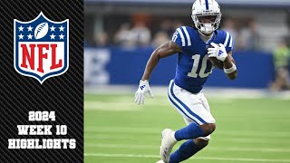 Colts Rookie WR Adonai Mitchell ALL CATCHES vs Bills  2024 Week 10 FULL Highlights [upl. by Nosauq]