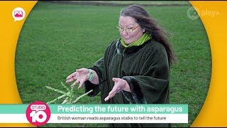 Woman Who Predicts The Future With Asparagus  Studio 10 [upl. by Millard618]