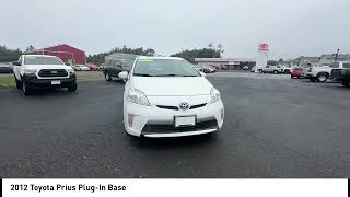 2012 Toyota Prius PlugIn Used White Plug In NEWPORT OREGON PREOWNED TOYOTA NEW Prius PlugIn DEAL [upl. by Kiona151]