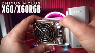 Zhiyun Molus X60RGB amp X60 Tiny Light Ultra Bright [upl. by Nnaynaffit]