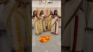 Thithithara Thithithai Vallamkali song dance Onam [upl. by Booker]