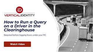 FMCSA Clearinghouse  How to Run a Full Query on a New Driver for your MC 2020 [upl. by Cheffetz]