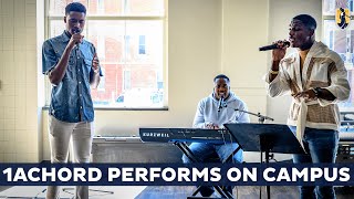 1aChord Performs Alicia Keys’ quotIf I Aint Got Youquot for Fellow Spartans on Campus [upl. by Nawk]