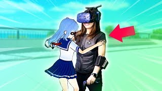 I Can Feel Her Hug Me With This Haptic VR Suit [upl. by Neitsirk]