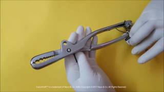 FusionKraft™ FarabeufLambotte SelfCentering Bone Holding Forceps [upl. by Athiste]