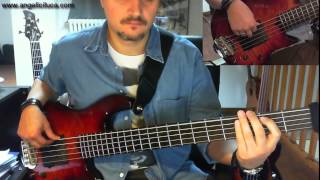 Cambiare  Alex Baroni  Bass Cover Ita [upl. by Nonek]