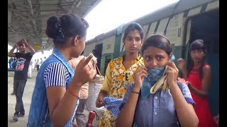 UP Howrah Bandel Local just Entering Hooghly Railway Station [upl. by Anidualc]