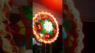 Special 20 inch Capiz ParolLantern with 8 light sequences Christmas2022 Christmasiscoming [upl. by Arinay]