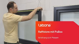 Anleitung zum Ausmessen  Raffstore mit PurBox [upl. by Enitsirhk227]