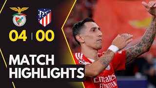 Benfica DESTROYS Atletico Madrid 40 in UEFA Champions League [upl. by Pinelli]