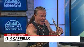 Sax star Tim Cappello on Good Day Rochester [upl. by Abie177]