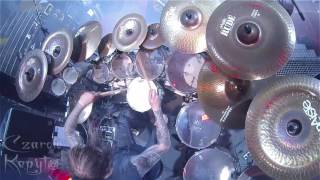 Inferno BEHEMOTH quotBen Saharquot  Czarcie Kopyto drum cam 02112016 Wroclaw Poland [upl. by Anitselec86]