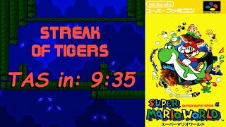 TAS Streak of Tigers SMW Hack in 935 [upl. by Shuping]