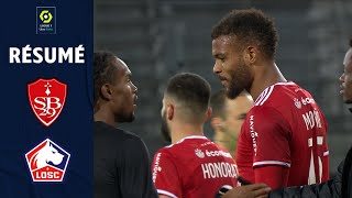 STADE BRESTOIS 29  LOSC LILLE 2  0  Résumé  SB29  LOSC  20212022 [upl. by Oguh]