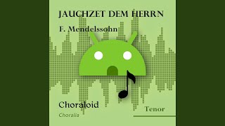 Jauchzet dem Herrn Tenor I Emphasised voice and other voices [upl. by Vally]