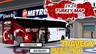 ETS 2  TRABZON  BAYBURT SEFERİ  TÜRKİYE HARİTASI 151 VERSİYON  PART 5 ets2 ets2mod [upl. by Mullac]