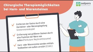 Die chirurgische Therapie von Harn und Nierensteinen Experte informiert [upl. by Idnib595]