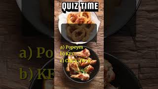 Warning Fast Food Challenge Trivia Revealedquizwhizchannel trivia [upl. by Odnumyar]