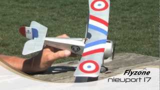 Spotlight Flyzone Micro Nieuport 17 Electric Biplane [upl. by Darcey]