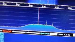 teste sdr panadapter ts 570 [upl. by Haskel]