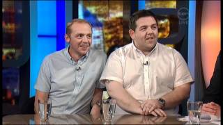 Simon Pegg amp Nick Frost on The 7pm Project Australia  PAUL [upl. by Jeanne]