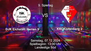 DJK Eichstätt Herren 1  KRC Kipfenberg 2 [upl. by Eatnom428]