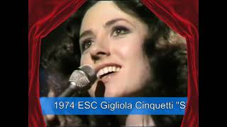 Gigliola Cinquetti  Si 1974 Live ESC [upl. by Cha]