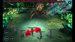 Raid Shadow Legends Spider 20  5 turn Dark Elf team [upl. by Laemaj]