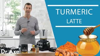 Warming Golden Milk Latte Recipe with Dr Josh Axe [upl. by Bernardi]