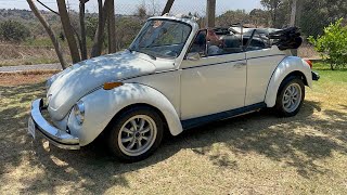 Volkswagen Super Beetle Cabriolet 1979 [upl. by Dirraj488]